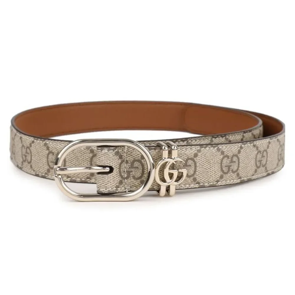 Oval Buckle Gg Belt